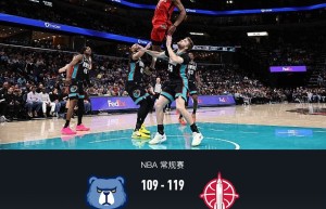 火箭119-109灰熊止连败，杜兰特25+6+10，小贾21+16